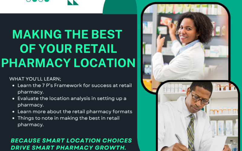 MAKING THE BEST OF YOUR RETAIL PHARMACY LOCATION