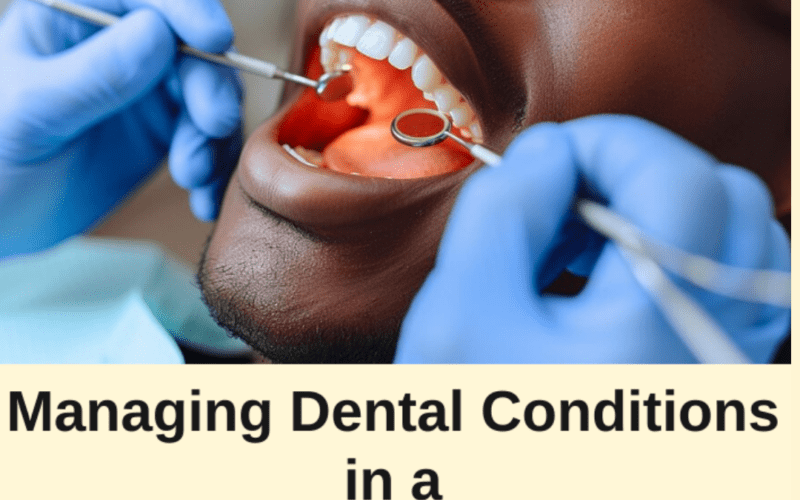 MANAGING DENTAL CONDITION IN A COMMUNITY PHARMACY