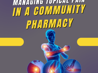 MANAGING TOPICAL PAIN RELIEF IN A COMMUNITY PHARMACY